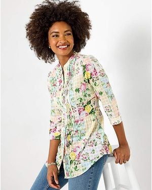 Joe Browns Jb Perfectly Patchwork Printed Blouse - White