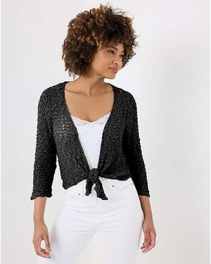 Joe Browns Fancy Popcorn Cardigan - Black