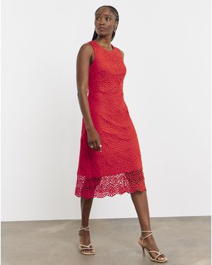 Joanna Hope Crochet Dress - Red