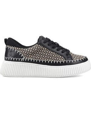 Hush Puppies Haisley Woven Trainer - Black