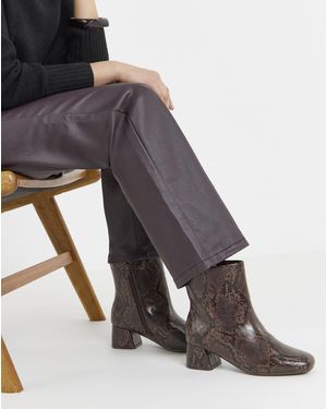JD Williams Block Heel Ankle Boots E Fit - Multicolour