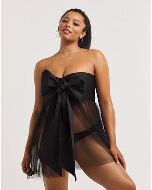 Ann Summers All Wrapped Up Dress - Black
