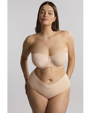Sculptresse By Panache Sculptresse Dana Strapless Wired Bra - Brown