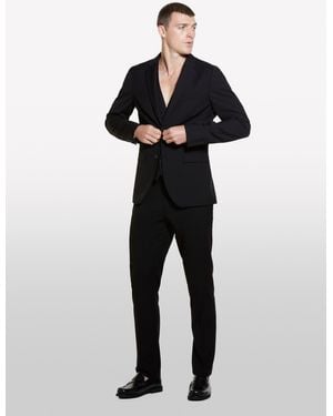 Sisley Slim Fit Formal Trousers - Black