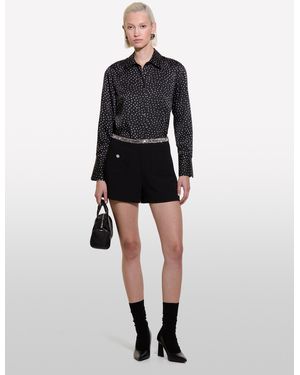 Sisley Polka Dot Shirt - Black