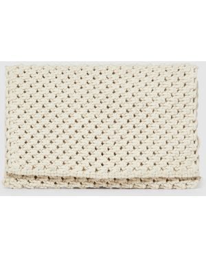 Sisley Crochet Clutch - Natural