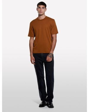 Sisley T-shirt Regular Fit Terracotta - Multicolore