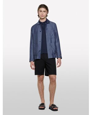 Sisley Bermuda Regular Fit Nero - Blu