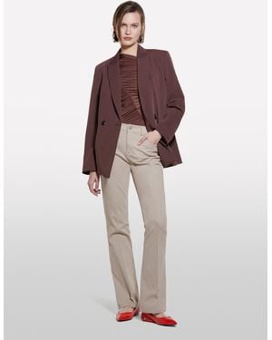 Sisley Pantaloni Flare Fit Beige - Neutro