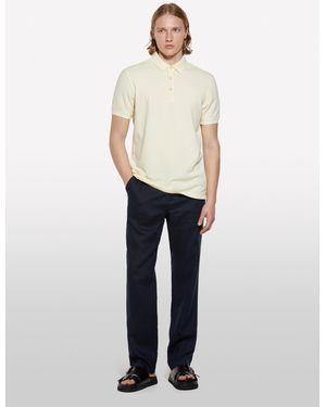 Sisley Polo Crema 100% Cotone - Bianco