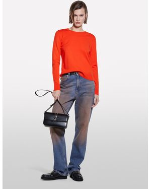 Sisley Crew Neck Jumper - Red