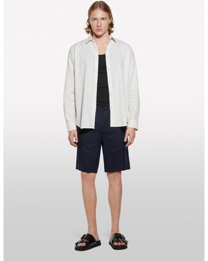 Sisley Bermuda Blu Scuro 100% Lino
