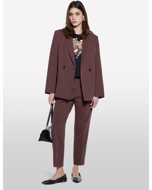 Sisley Joggers Marroni - Rosso