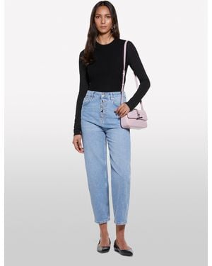 Sisley Jeans Mit Hoher Taille, Frau, Größe - Blau