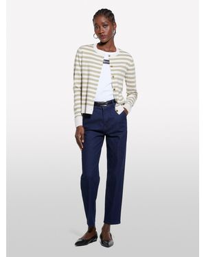 Sisley Jeans Style 71 Chino Slim Fit Blu Scuro