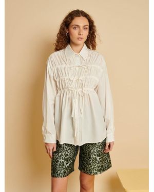 Sister Jane Ghospell Disa Drawstring Shirt - Natural