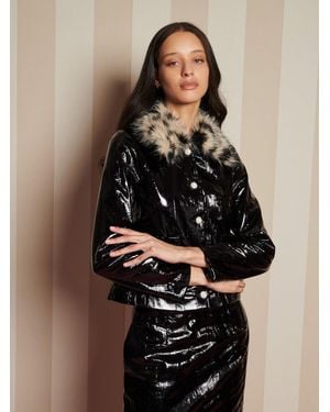 Sister Jane Lunette Pu Jacket - Brown