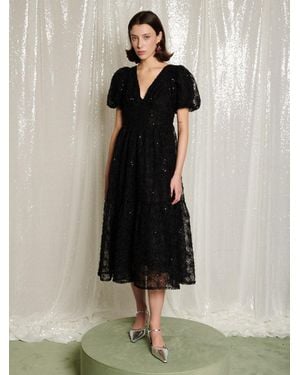 Sister Jane Laced Night Midi Dress - Multicolor