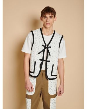 Sister Jane Dalarna Bow Vest - Natural