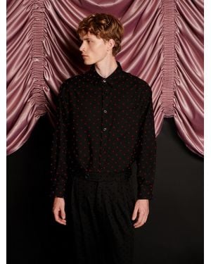 Sister Jane Frankie Polka Dot Shirt - Black
