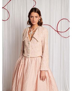 Sister Jane Dream Robin Tweed Jacket - Pink