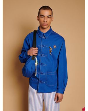 Sister Jane Mariposa Workwear Jacket - Blue