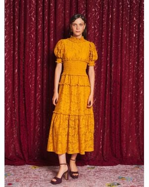 Sister Jane Aura Lace Midi Dress - Purple