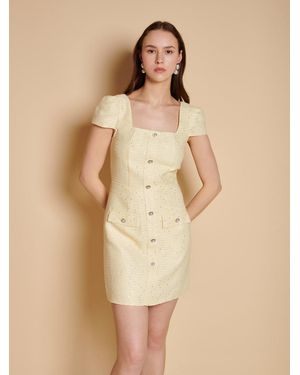 Sister Jane Ella Tweed Mini Dress - Natural