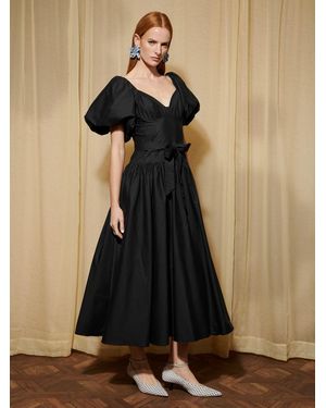 Sister Jane Dream Bright Intentions Midi Dress - Black