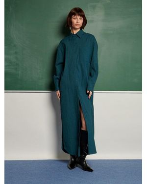Sister Jane Ghospell Indira Maxi Shirt Dress - Green