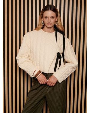 Sister Jane Ghospell Jules Quilted Jacket - Natural