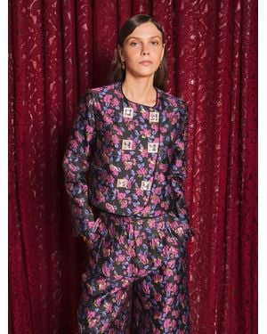 Sister Jane Fortunes Jacquard Jacket - Red