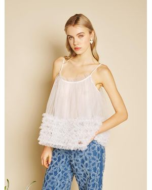 Sister Jane Papillon Tulle Top - Blue