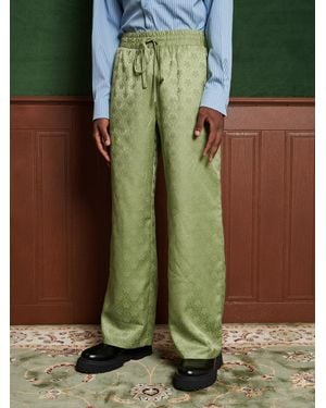 Sister Jane Lucas Jacquard Trousers - Green