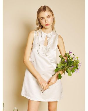 Sister Jane Gardenia Gem Mini Dress - Natural