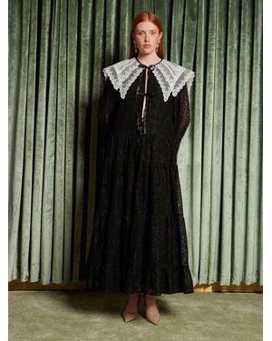 Sister Jane Dream Motion Collar Maxi Dress - Green