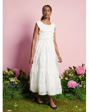 Sister Jane Dream Bichon Chiffon Midi Dress - Green