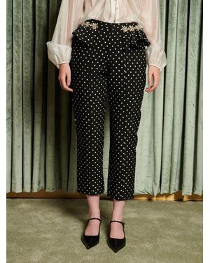 Sister Jane Dream Scene Spot Trousers - Green