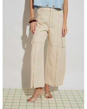 Sister Jane Ghospell Asma Cargo Pants - Natural