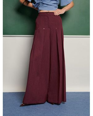 Sister Jane Ghospell Kiraz Pleated Pants - Green