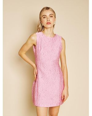 Sister Jane Céleste Gem Jacquard Mini Dress - Pink