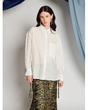 Sister Jane Ghospell Brenda Oversized Shirt - White