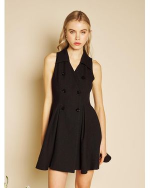 Sister Jane Hélène Boucle Mini Dress - Black