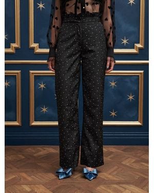 Sister Jane Waltz Ruffle Trousers - Blue
