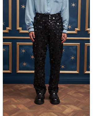 Sister Jane Naveen Sequin Jeans - Blue