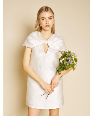 Sister Jane Opaline Embellished Mini Dress - Natural