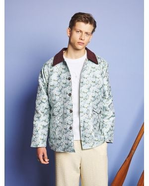 Sister Jane Mist Jacquard Jacket - Blue