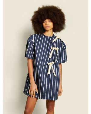 Sister Jane Ghospell Aya Stripe Mini Dress - Green