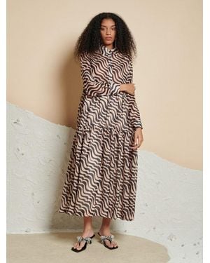 Sister Jane Ghospell Cecilia Printed Midi Dress - Natural