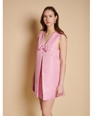 Sister Jane Vera Jacquard Mini Dress - Pink